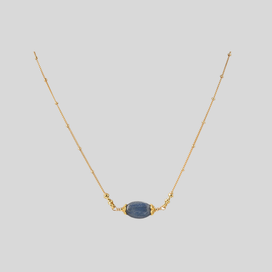All Oval You Kyanite Necklace