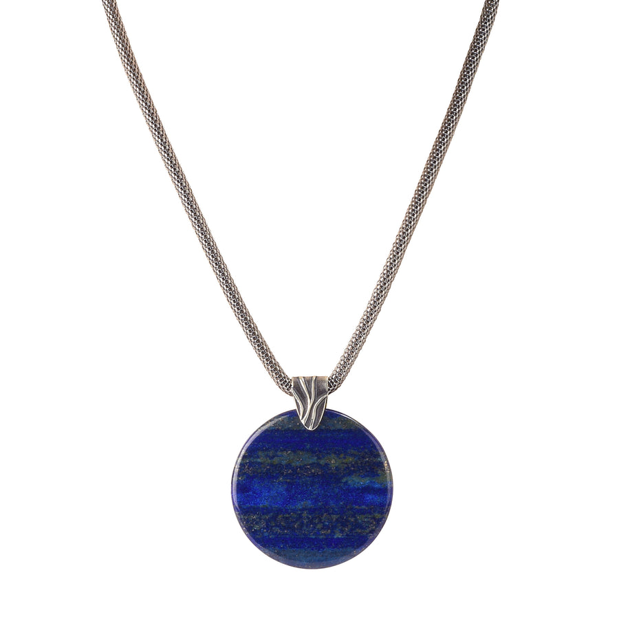 Blue Moon Lapis Necklace - Trezana 